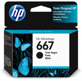 CARTUCHO HP 667 2ML PRETO 3YM79AB 2376/2776/6476