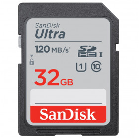 CARTÃO DE MEMORIA 32GB SDHC UHS-I ULTRA SANDISK SDSDUNR-032G-GN6IN