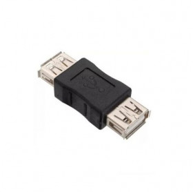 ADAPTADOR USB FEMEA PARA USB FEMEA PRETO GVBRASIL ADT.114