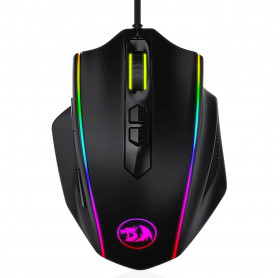 MOUSE USB GAMER REDRAGON M720-RGB VAMPIRE 10.000 DPI PRETO 