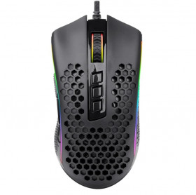 MOUSE USB GAMER REDRAGON M808-RGB STORM RGB 12.400 DPI PRETO