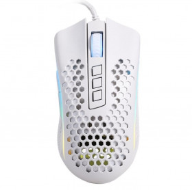 MOUSE USB GAMER REDRAGON M808W-RGB STORM RGB 12.400 DPI BRANCO