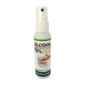 ALCOOL ISOPROPILICO 70% SPRAY 60ML IMPLASTEC ALC.22401