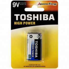 BATERIA ALCALINA 9V 6LR61GCP TOSHIBA 6LR61GCP BP-1CBH