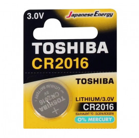 BATERIA DE LITHIUM 3V CR2016 TOSHIBA - UNIDADE