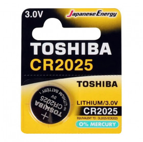 BATERIA DE LITHIUM 3V CR2025 TOSHIBA - UNIDADE