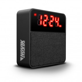 RADIO RELOGIO NOVIK NEO CHRONOS 3W RMS BLUETOOTH MICRO SD PRETO