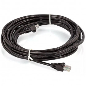 CABO DE REDE PATCH CORD CAT.5E 3.0MT PRETO EVUS 