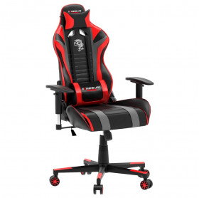 CADEIRA GAMER ELG HAWK PRETA/VERMELHO APOIO CERVICAL E LOMBAR ATE 150KG