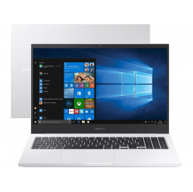 NOTEBOOK SAMSUNG BOOK E20 CELERON 5205U/4GB/SSD240GB/15.6/BRANCO/WIND.10 HOME