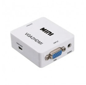 CONVERSOR VGA + AUDIO PARA HDMI GVBRASIL COV.1047 S/FONTE