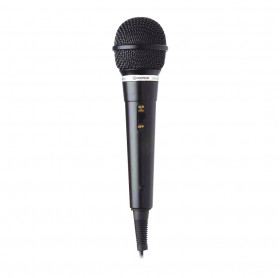 MICROFONE COM FIO P10 HOOPSON MIC-002 CABO 3 MT PRETO