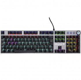 TECLADO USB MECANICO GAMER FORTREK PRO K7 RAINBOW - F.LINHA