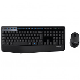 TECLADO E MOUSE SEM FIO MK345 LOGITECH PRETO 920-007821