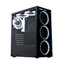 Gabinete ATX Risemode Glass 06 Preto Sem Fans Sem Fonte