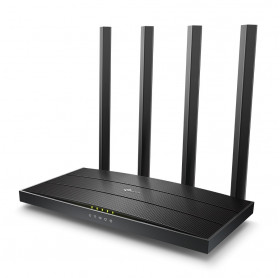 ROTEADOR TP-LINK ARCHER C6 AC1200 WI-FI GIGABIT MU-MIMO DUAL BAND 867MB+300MB