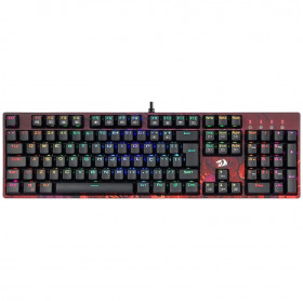 TECLADO USB GAMER REDRAGON INFERNAL VISERION RGB MECANICO PTO ID582 BLUE