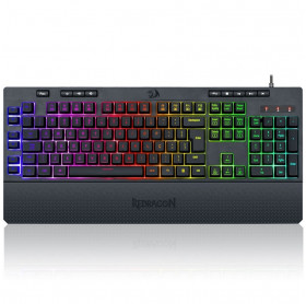 TECLADO USB GAMER REDRAGON SHIVA RGB PTO K512RGB PT 