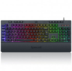 TECLADO USB GAMER REDRAGON SHIVA RGB PTO K512RGB PT 