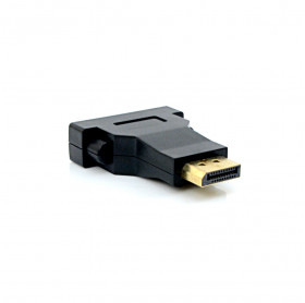 ADAPTADOR DISPLAYPORT MACHO PARA DVI FEMEA PLUSCABLE ADP-102BK