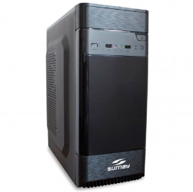 GABINETE ATX 1 BAIA SUMAY EASY FONTE 200W PRETO