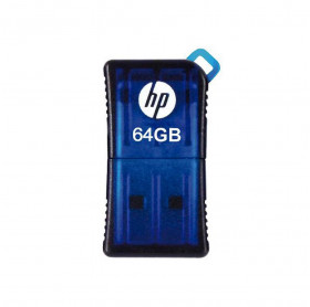 PEN DRIVE 64GB HP MINI V165W AZUL HPFD165W2-64