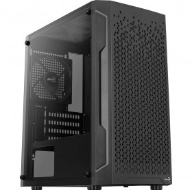 GABINETE ATX GAMER AEROCOOL TRINITY MINI V1 PRETO LAT VIDRO TEMPERADO - S/FONTE