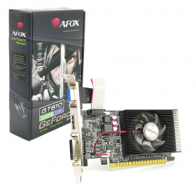 PLACA DE VIDEO 2GB DDR3 64 BITS GEFORCE GT610 AFOX PCI-E 2.0 VGA/DVI/HDMI