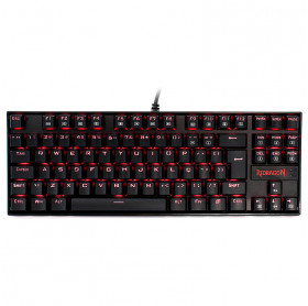 TECLADO USB GAMER REDRAGON KUMARA MECANICO K552-2 PT-RED PRETO