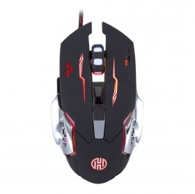 MOUSE USB GAMER HOOPSON GALAXY GT1100 2400DPI RGB PRETO