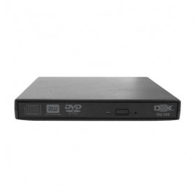 GRAVADOR DVD EXTERNO USB DEX SLIM DG-100 PRETO