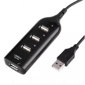 HUB USB 4 PORTAS PRETO LEY-11 GVBRASIL HUB.871