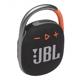 CAIXA DE SOM PORTATIL JBL CLIP4 IP67 5W RMS BLUETOOTH 5.1 PRETA/LARANJA