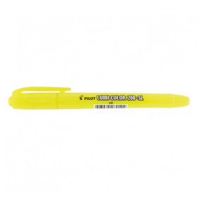 CANETA MARCA TEXTO PILOT LUMI COLOR 200-SL AMARELA 