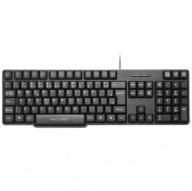 TECLADO USB BASICO SLIM PRETO MULTILASER TC213