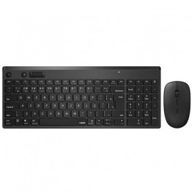 TECLADO E MOUSE SEM FIO BLUETOOTH/2.4GHZ RAPOO 8050T PRETO