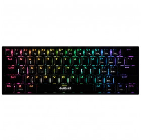 TECLADO GAMDIAS MECANICO HERMES E3 RGB US BROWN BK SWITCH MARROM PRETO 