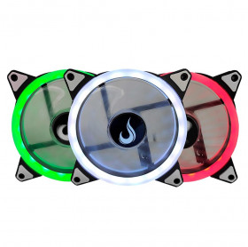 KIT COOLER GABINETE 3 FANS RGB RISEMODE SMART RM-FN-02-RGB 120X25MM