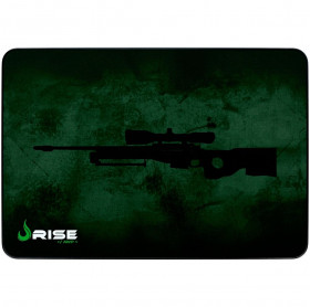 MOUSE PAD GAMER RISEMODE SNIPER GRANDE COSTURADO VERDE/PRETO RG-MP-05-SNP