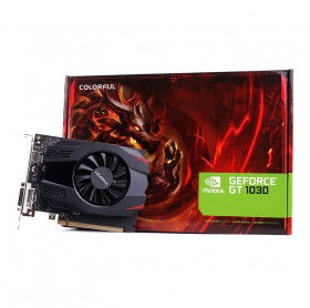 PLACA DE VIDEO 2GB DDR4 64BITS GEFORCE GT1030 COLORFUL PCI-E VGA HDMI