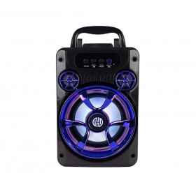 CAIXA DE SOM USB HOOPSON RBM-010A 50W RMS BLUETOOTH AUX/MICRO SD/FM PRETA/AZUL