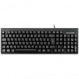 TECLADO USB BASICO SLIM PRETO MULTILASER TC193