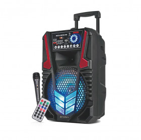 CAIXA DE SOM PORTATIL SUMAY STAR LIGHT 150W BLUETOOTH - EXPOSIÇÃO