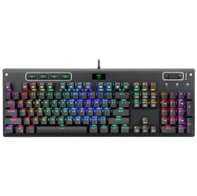 TECLADO USB GAMER MECANICO T-DAGGER ADRIATIC RGB SWITCH AZUL T-TGK316-BL PT-RGB