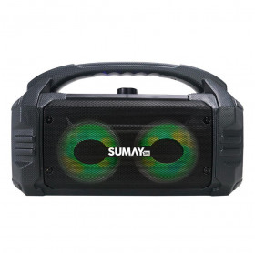 CAIXA DE SOM PORTATIL SUMAY SUNBOX 50W USB/BLUETOOTH/RADIO/AUX