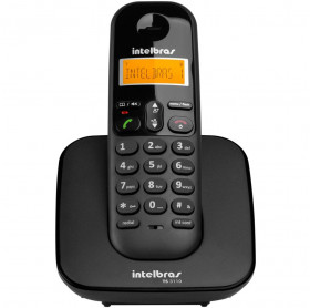 TELEFONE SEM FIO COM ID CHAMADAS INTELBRAS PRETO TS3110