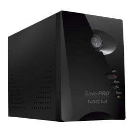 ESTABILIZADOR 1000VA MCM SAVE PRO PRETO MONOVOLT 220/220V     