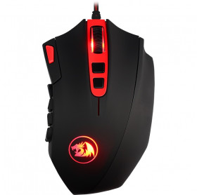MOUSE USB GAMER REDRAGON M901-2 PERDITION 3 12.400 DPI PRETO 