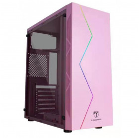 GABINETE ATX T-DAGGER TGC-P03P ROSA LATERAL ACRILICO S/FONTE