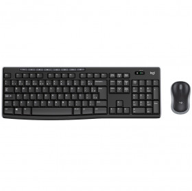 TECLADO E MOUSE SEM FIO MK270 LOGITECH PRETO 920-004433